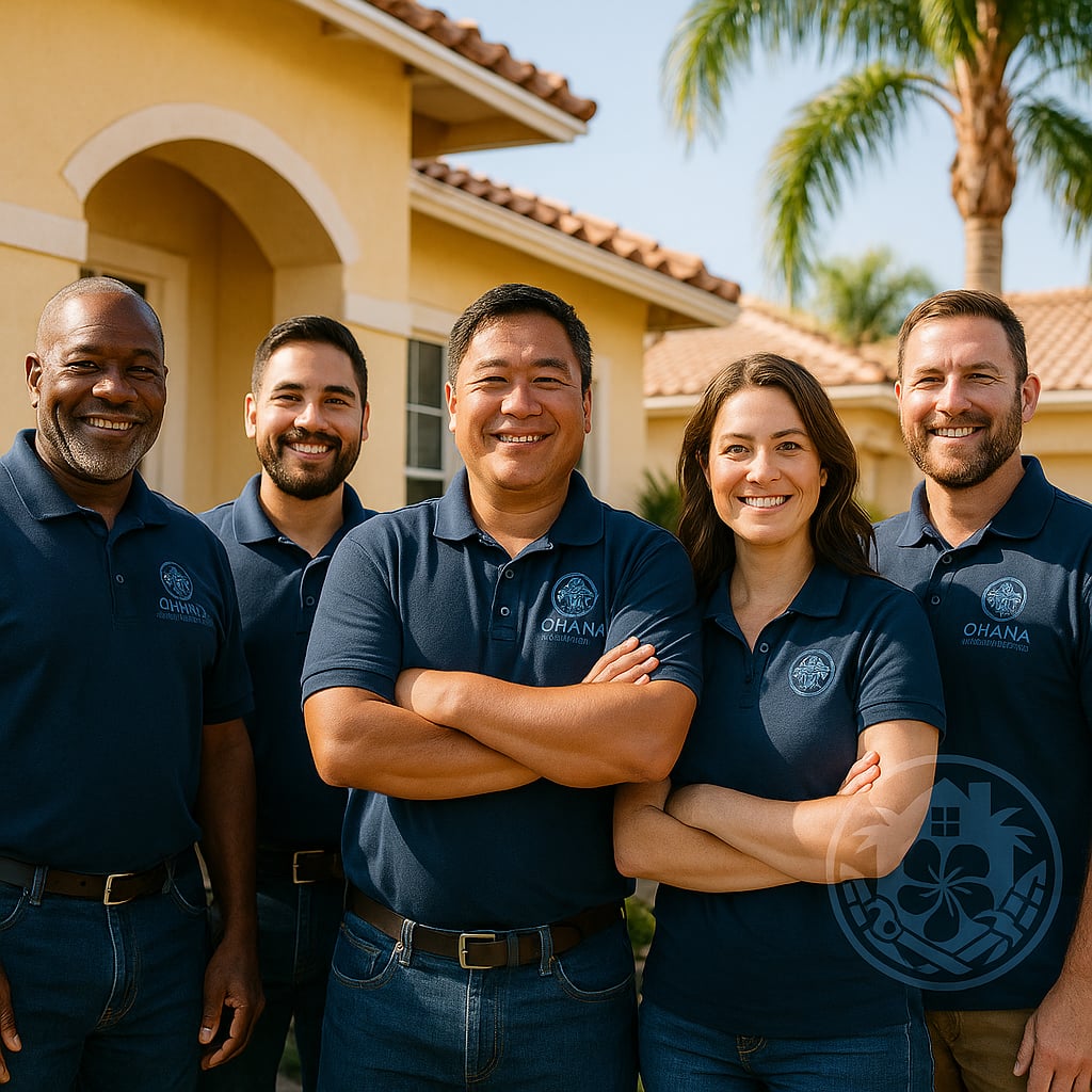 Ohana handyman team committing to safety and trust standards