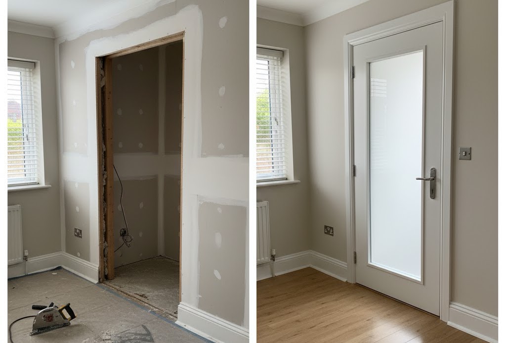 Door Replacement - Professional door installation with perfect fit and smooth operation